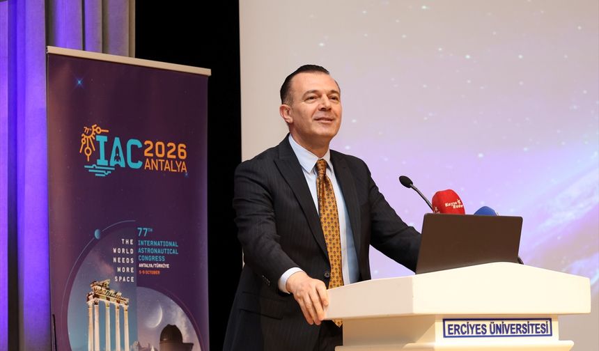 Türkiye Uzay Ajansı Başkanı Kıraç, Kayseri'de konuştu: