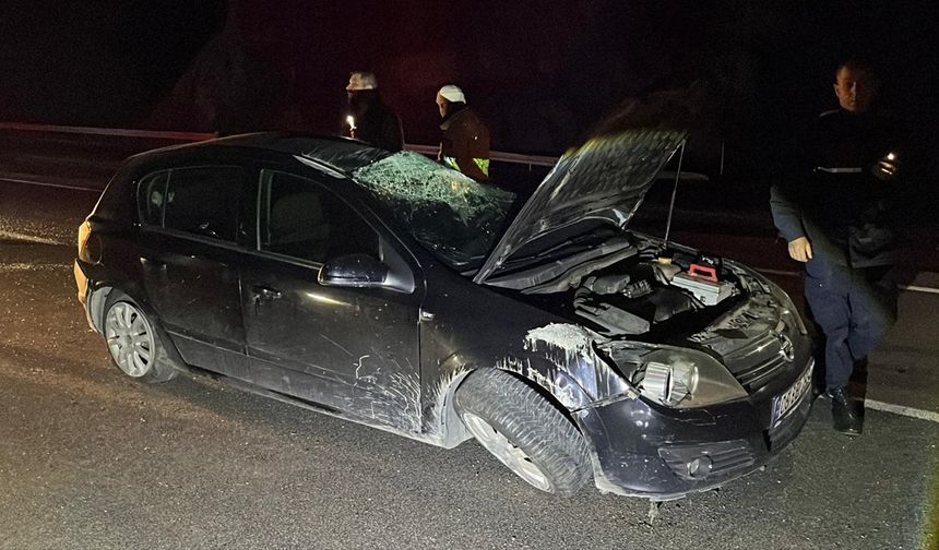 Yozgat'ta devrilen otomobildeki 5 kişi yaralandı