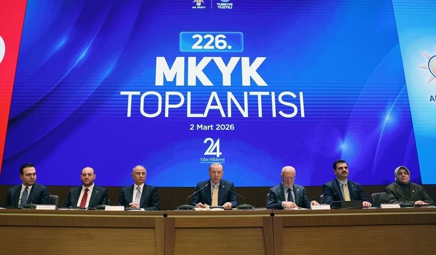 AK Parti MKYK Toplantısı başladı