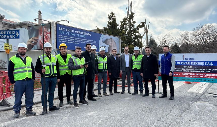 Kartal Kavşağı projesinde elektrik altyapı çalışmaları başladı