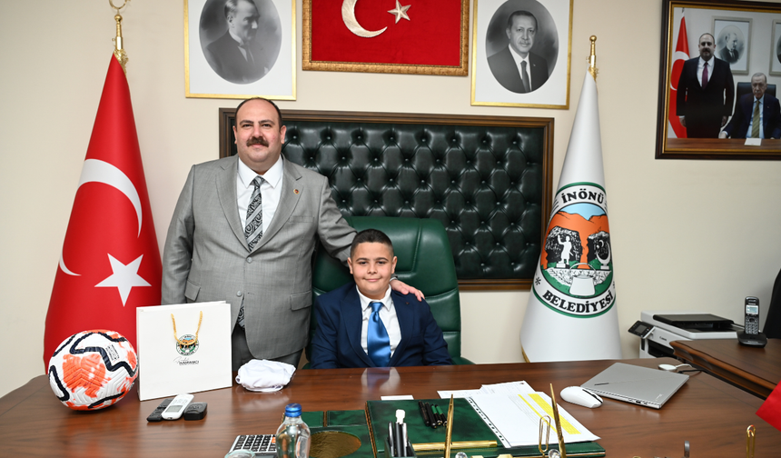 İnönü Belediyesi’nde Öğrenciden Temsili Başkanlık Deneyimi