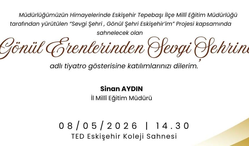 Sevgi Temalı Tiyatro Gösterisi TED Sahnesinde